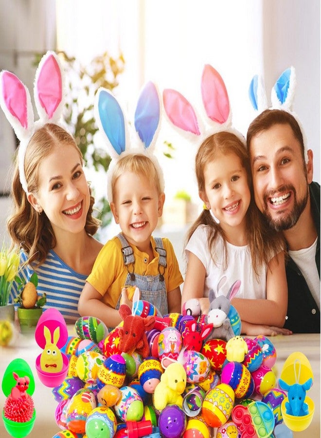 Cherislpy 32 Pack Prefilled Easter Eggs with Fidget Toys, Bright Colorful Easter Eggs Prefilled with Variety Easter Stress Toys Great for Kids Toddler Easter Basket Stuffers Party Favors Gifts - Image 5